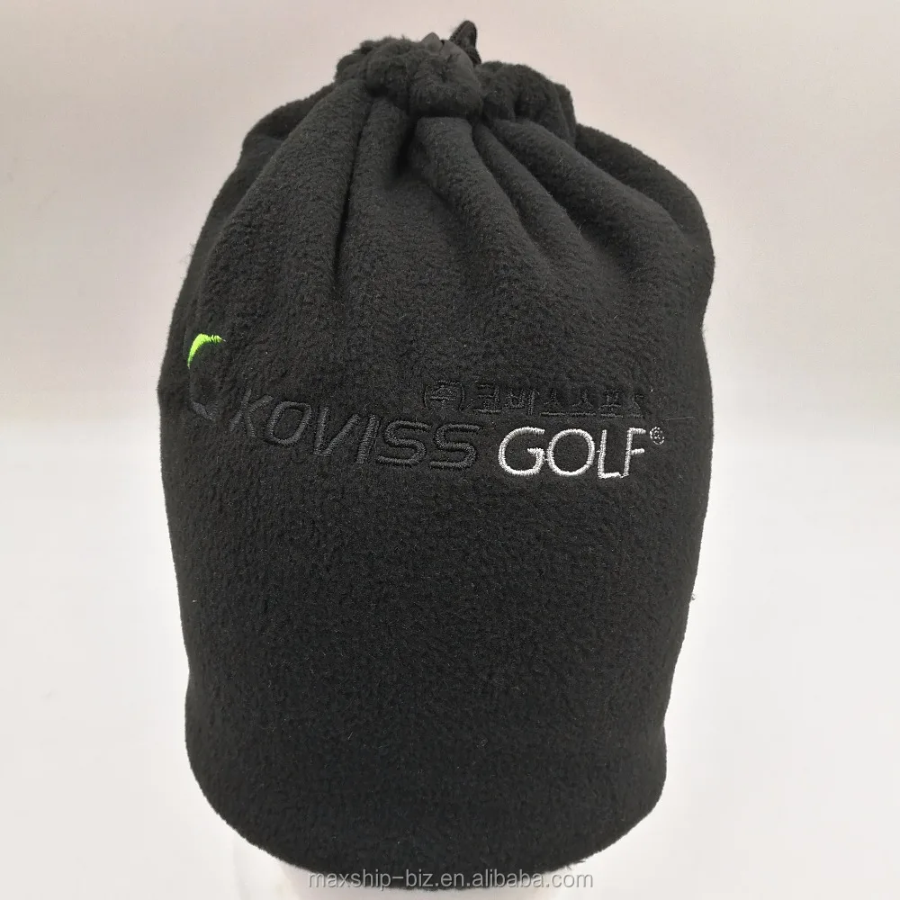 double layer winter neck warmer with embroidery logo