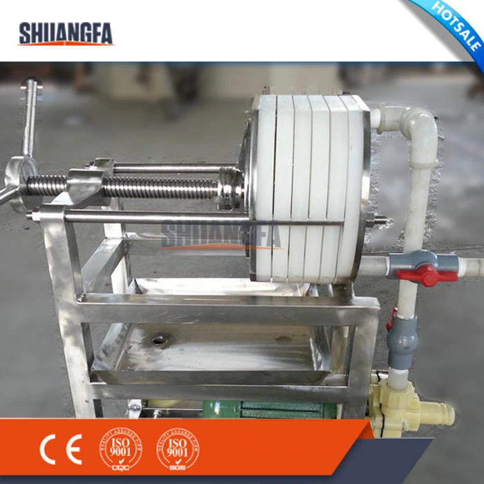 Acid Resistance PP Plate Filter Machine, Lab Filter Press Machine
