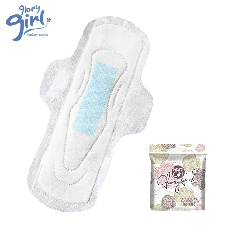 Best Selling High Quality Cheap Non Woven Fabric Sanitary Napkin 280mm Disposable Cotton Lady Pad