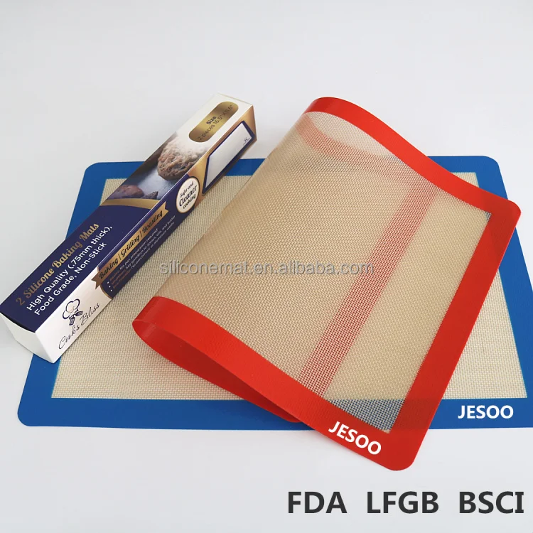 Top Sale Coated Reusable Fiber Glass Non-stick Silicone Baking Mat
