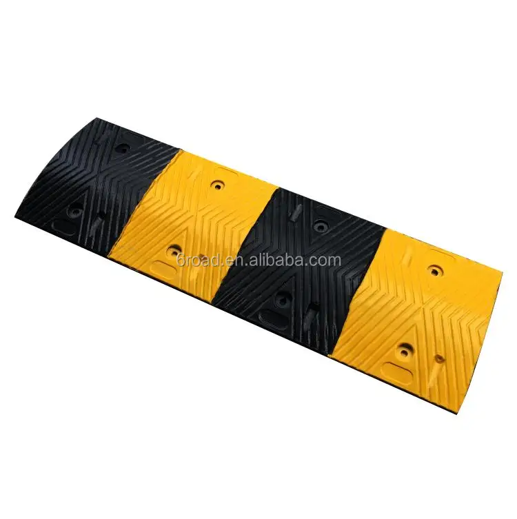 CE rubber cable pipe road crossing Bridge ramp, 35*90mm one channel pipe protector road ramp, Traffic cable cover protector