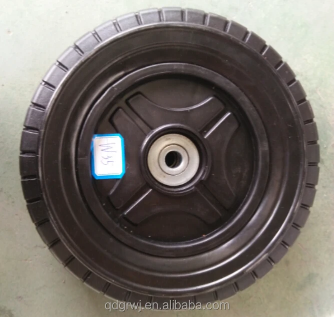 8 inch semi pneumatic wheel toy plastic wagon wheel with bearing