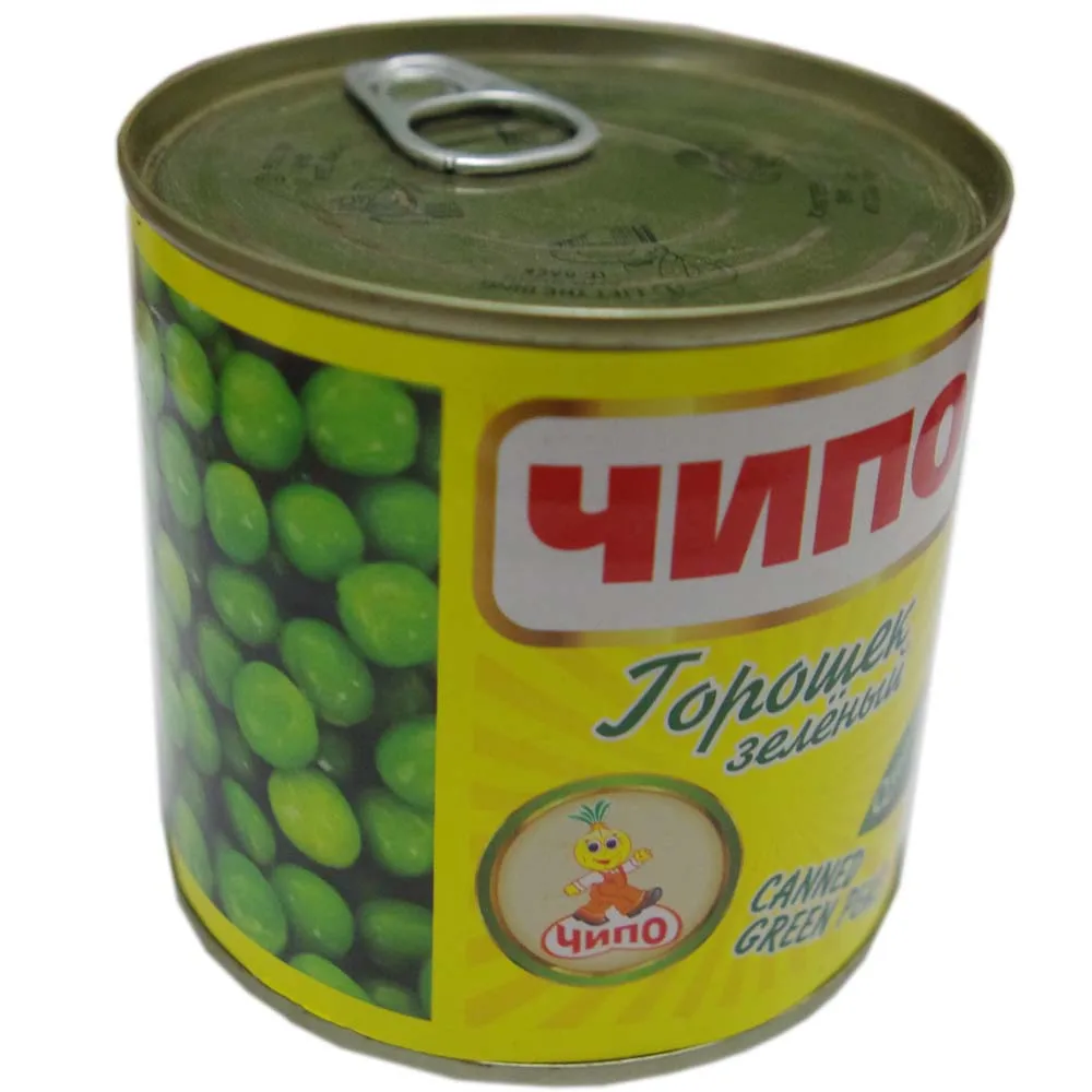Cooking canned green peas 425g