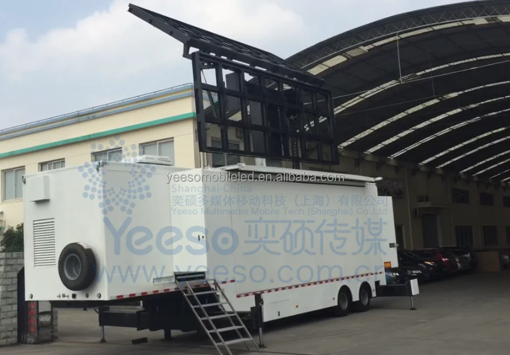 
Outdoor LED Digital Container for Outdoor Events with hydraulic stage - YES-C40 