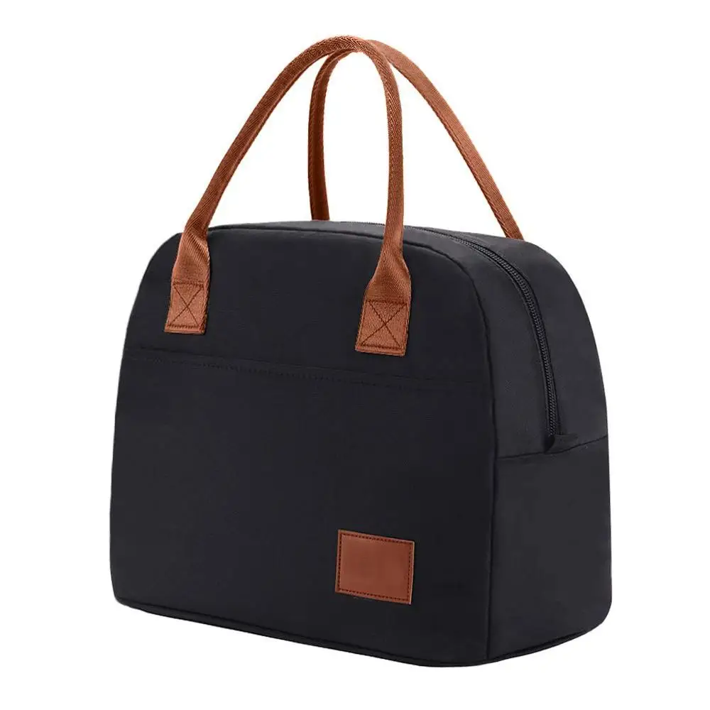 Waterproof Customized logo food storage bags lunch tote bag 2 Persons Insulated Lunch Bag