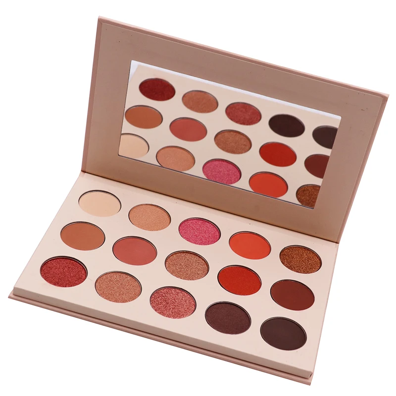 OEM/ODM Label Cosmetics 15 Colors Cosmetics make your own brand eye makeup matte eyeshadow