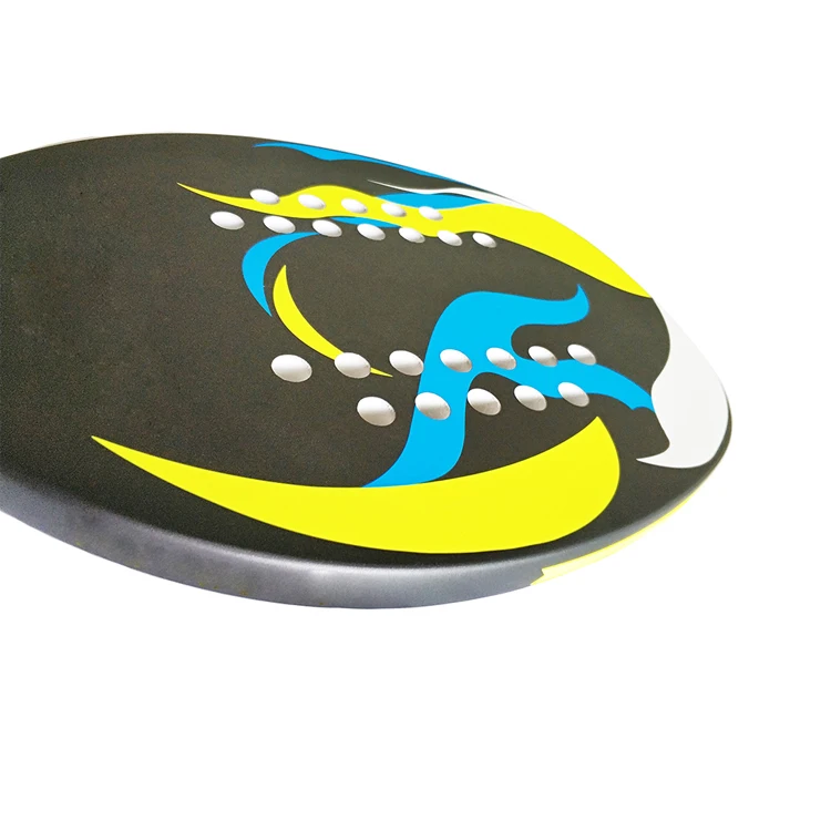 Высокое качество плажные теннисные ракетки с труба из углеродистого волокна 3k 12k переплетения