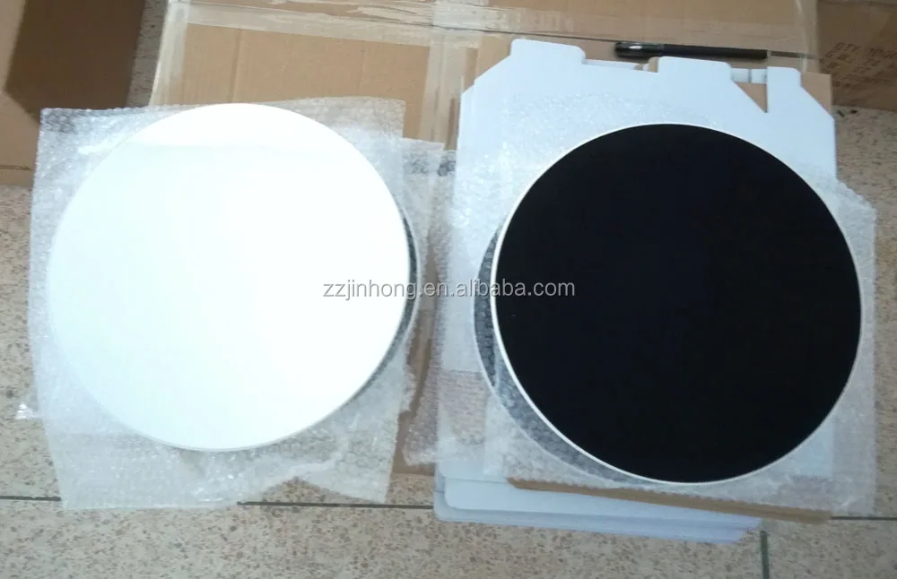 Big Size 8inch and 10inch Food Grade Plastic 360degrees Rotating Display Stand For Cake Display