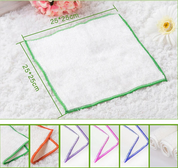 
Bamboo Microfibre Cleaning Cloth for Car Kitchen Wash Wipes Cleaning Cloth 