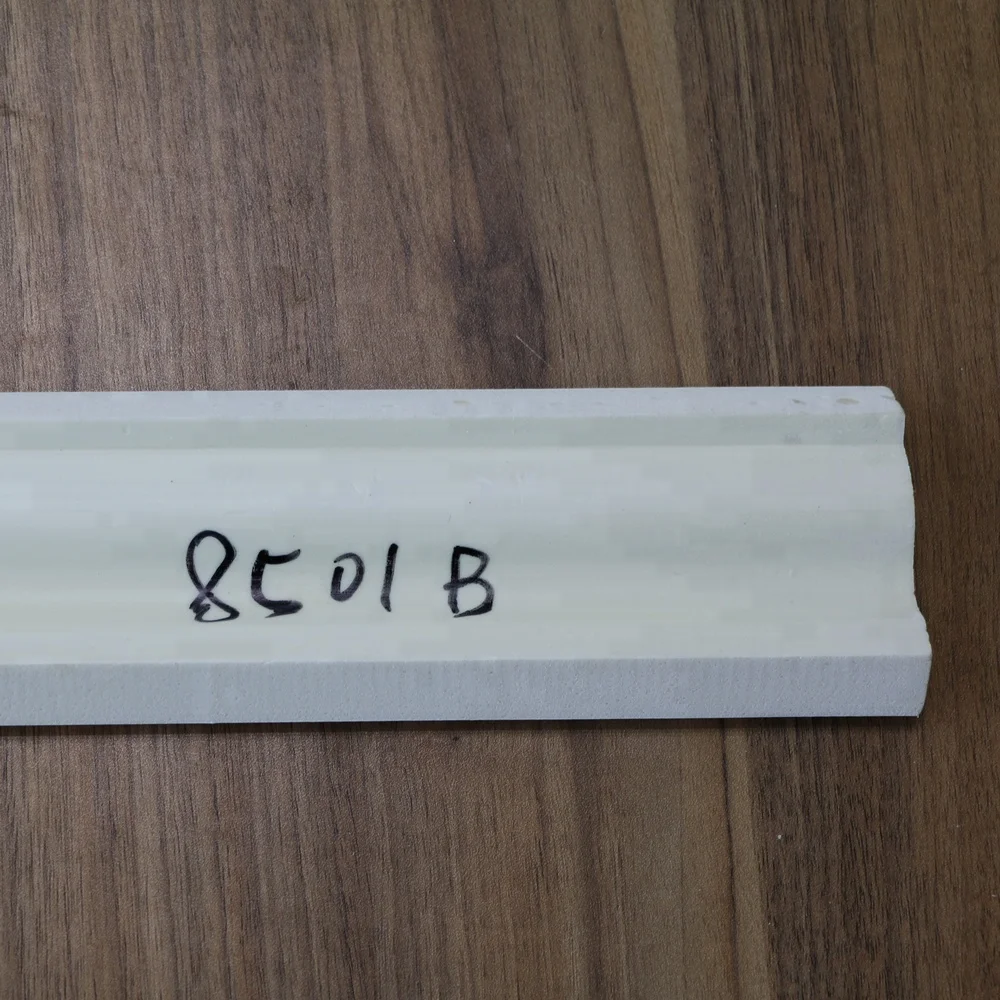 HN-8501B Wholesale PU Plain Ceiling Corner Crown Moulding Polyurethane Decorative Cornice Molding