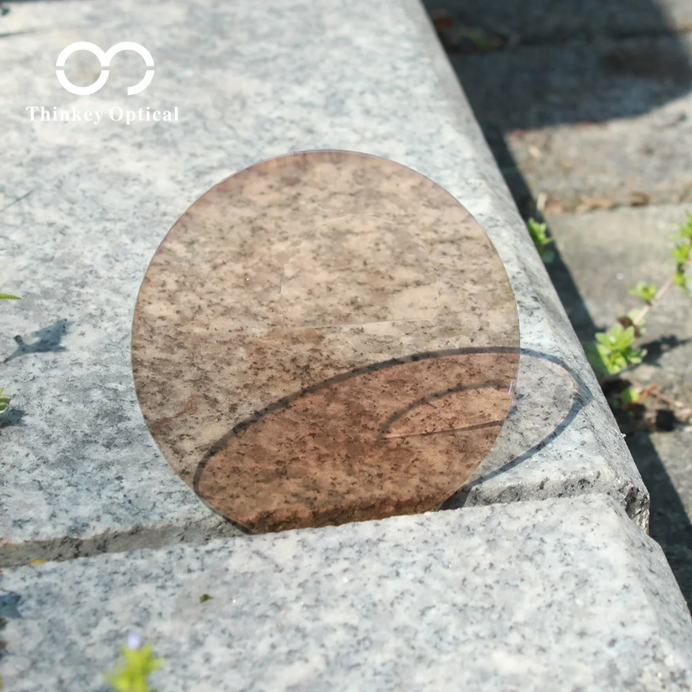 Semi finished 1.56 flat top bifocal blue cut eyeglasses optical lens