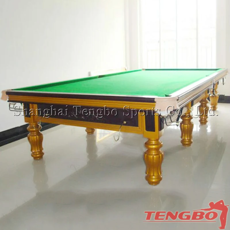High quality 12ft snooker table billiard tables with steel cushion