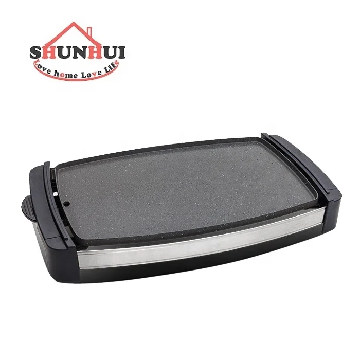 Non stick Barbecue Electric Grill  45x32 cm Indoor Smokeless Korea Electric Grill Pan 1600W BBQ Electric Grill