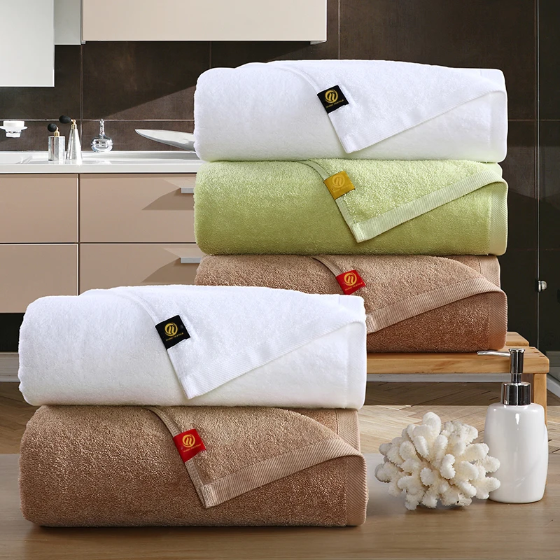 wholesale 100% cotton hilton hotel white large luxury bath towel