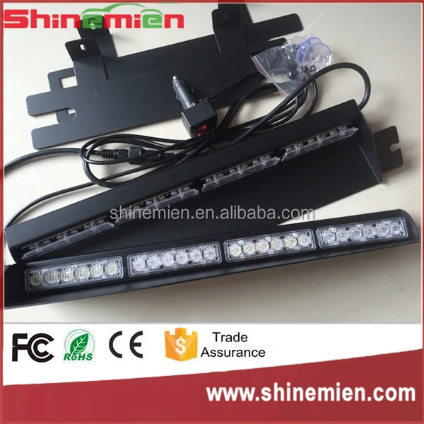 
CAR WINDSHIELD LED STROBE FLASHING LIGHT,VISOR LED FLASH STROBE LIGHT BAR 