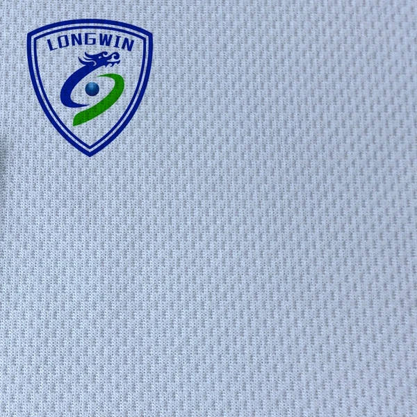 White stock wicking tshirt coolmax mesh sportswear 100 polyester knitting fabric