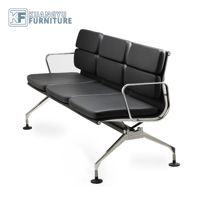 Public airport waiting chair, modern design waiting chair,upholstered waiting room chair