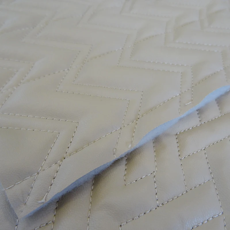 Оптовая продажа, кожаная стеганая теплоизоляционная ткань, односторонняя