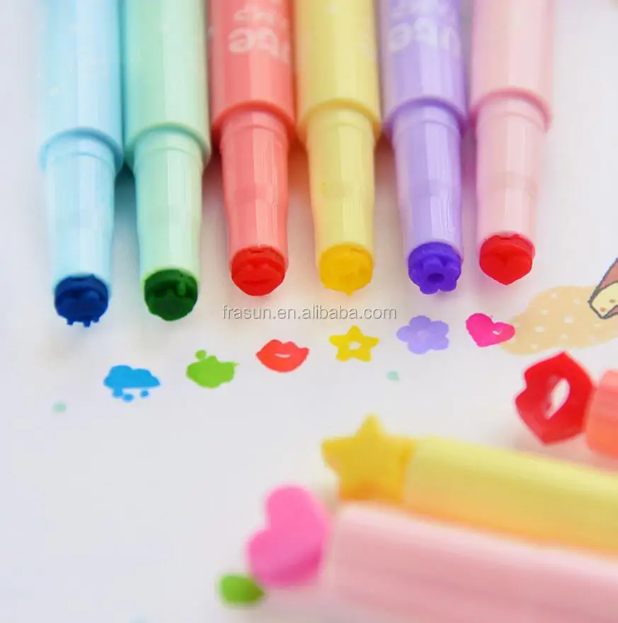 Star nib highlighter pen/Stamp highlighter