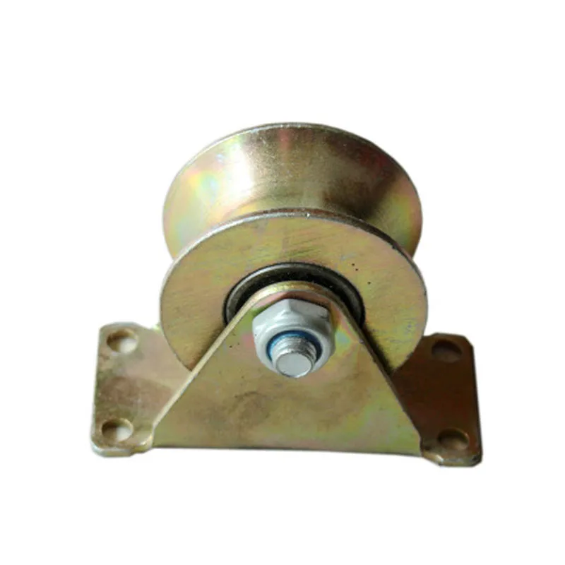 U groove roller  for Sliding gate round grooved pipe wheel roller pipe track wheel