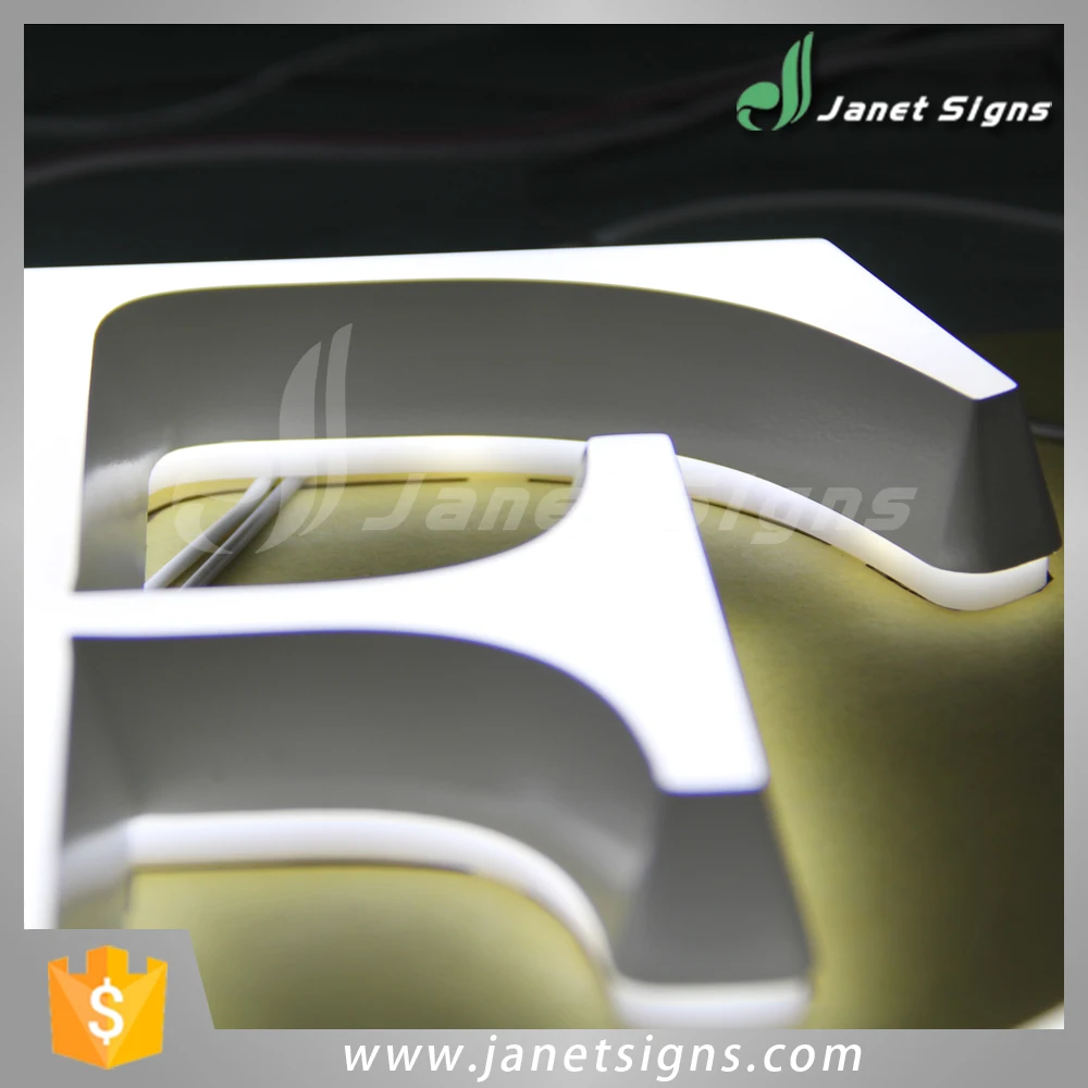High quality 3D illuminated acrylic small led signs