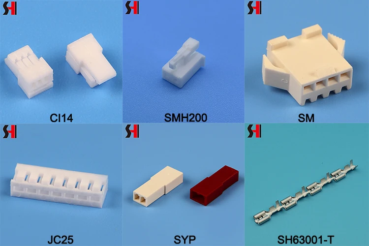 6.2mm pitch wire to wire auto connectors L6.2 aluminum corner connector