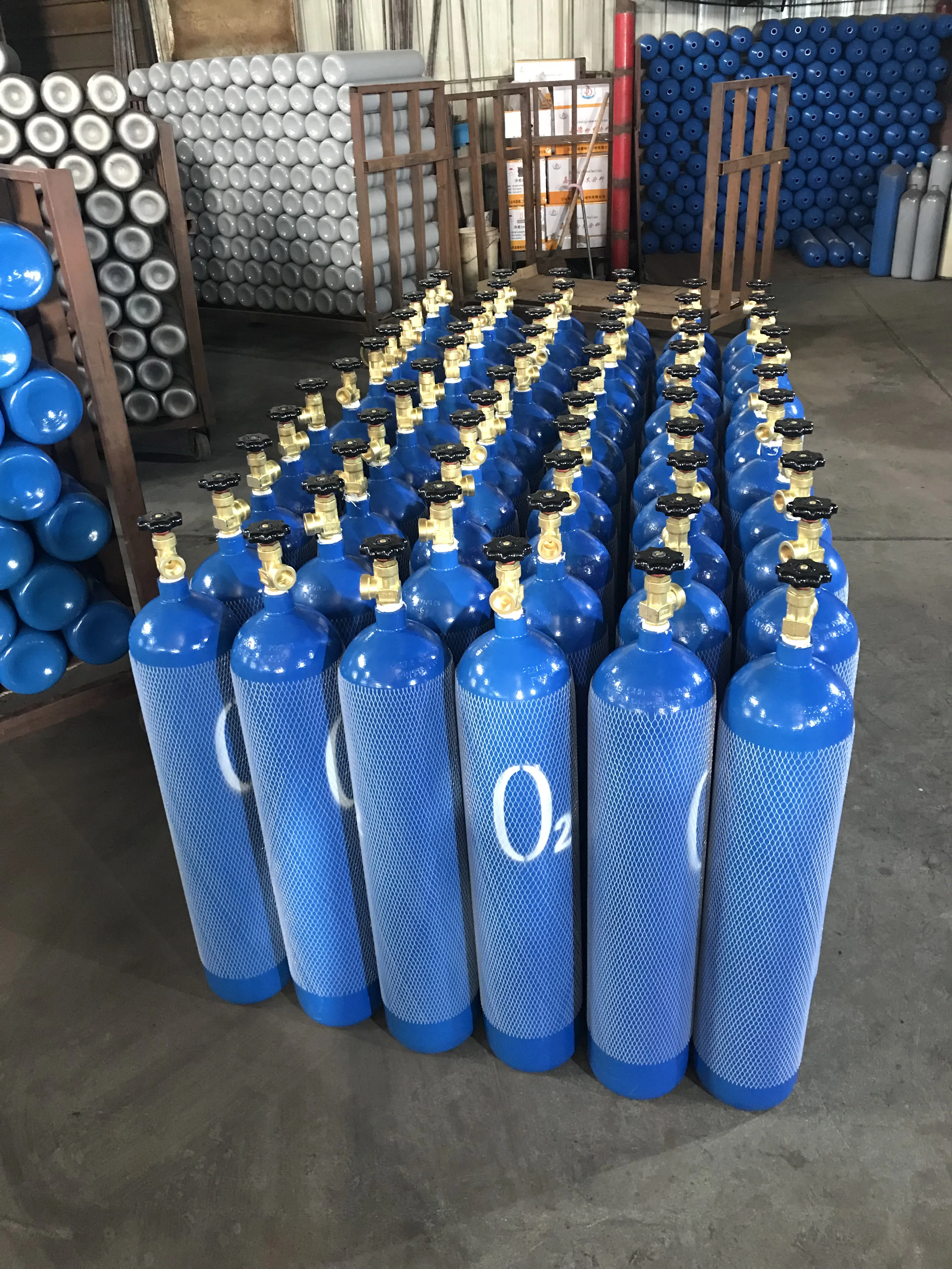 Промышленный бесшовный промышленный бесшовный стальной кислородный баллон, горячая распродажа