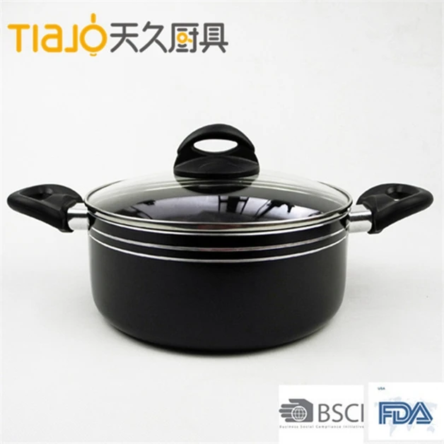 Кастрюля с алюминиевым порошковым покрытием