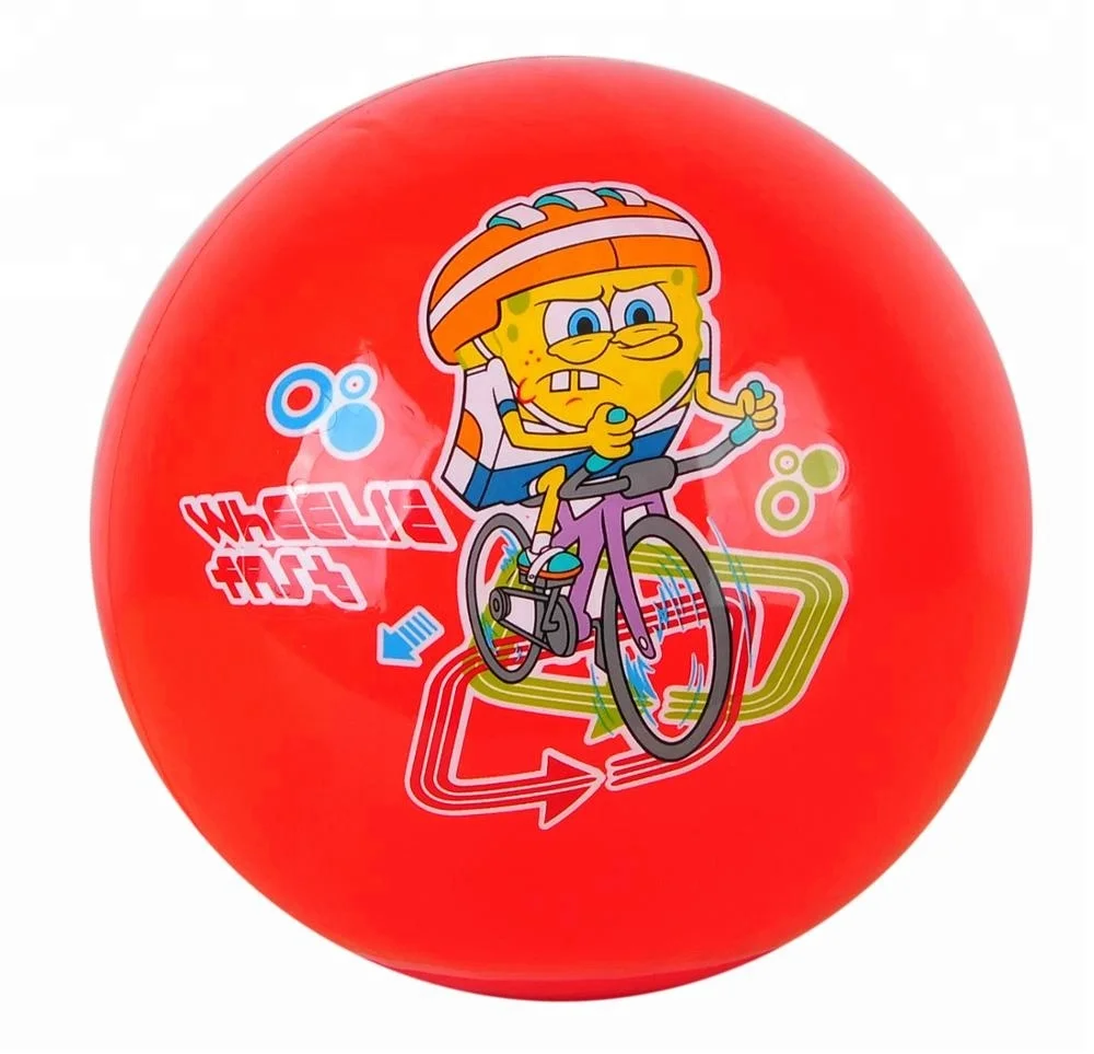 Customized Printed Kids Inflatable Play Ball PVC Sport Ball for Students Kindergarten