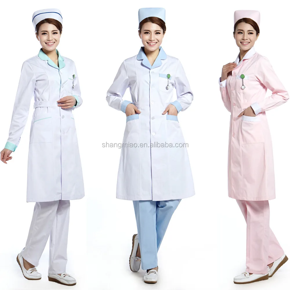 White Design Hospital Nurse uniform