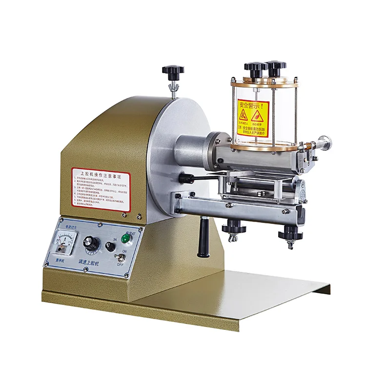 150mm speed-adjustable gluing machine cheap sealed speed regulating gluing machine
