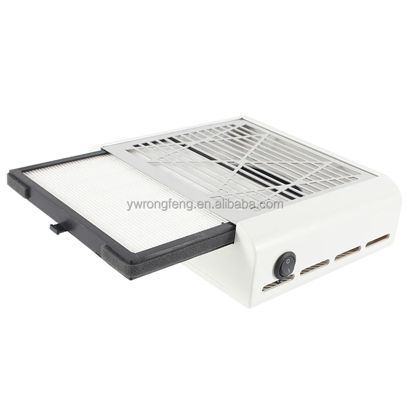 Express Alibaba New 2018 China Non Noise Electric Sunflower nail table draft fan nail dust extractor vacuum nail dust collector