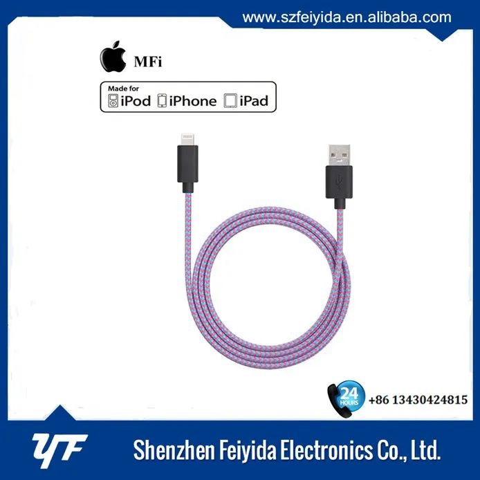 Original MFO 8 pin to usb charging cable for iphone 5 6 7