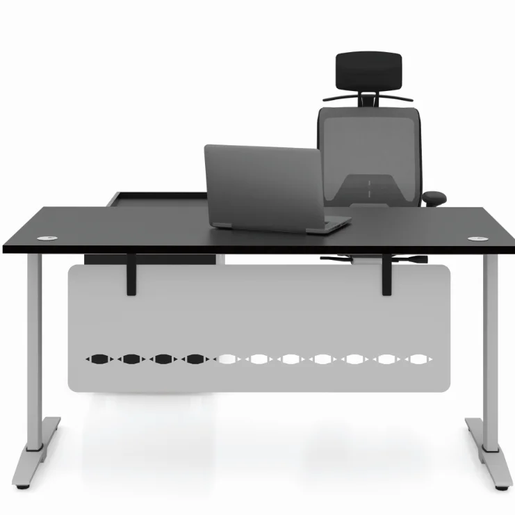 Hot sale L-shape escritorio executive desk frame office metal table legs workstation