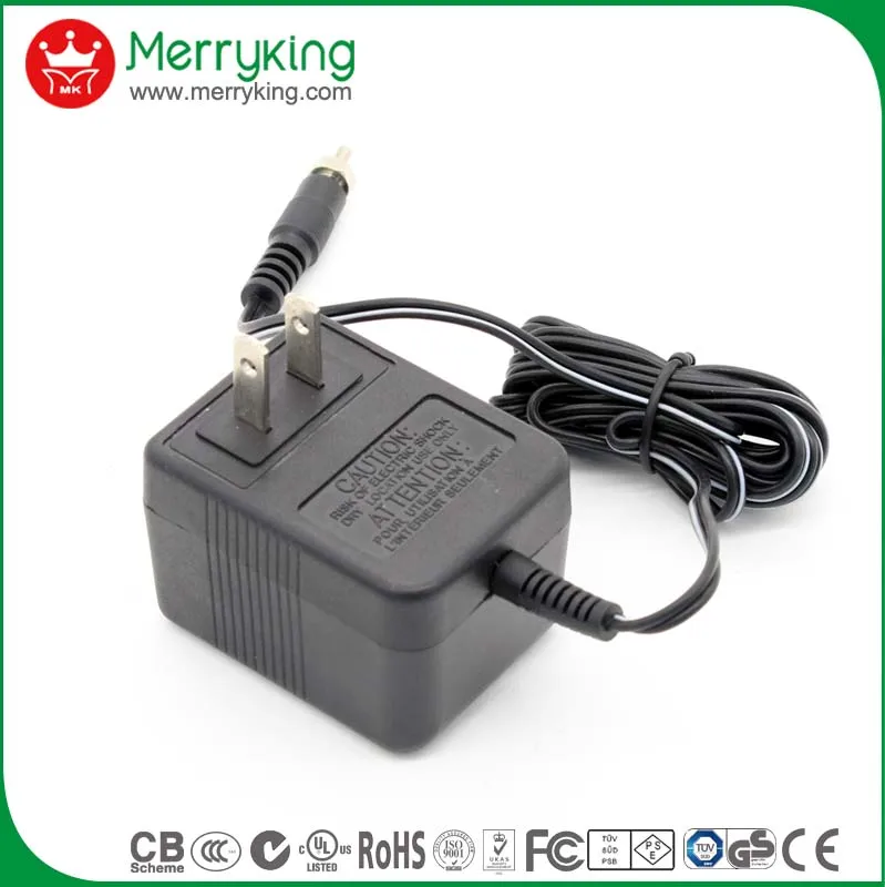 Class 2 Power supply 120V ac dc output 6v 1.5mA linear transformer