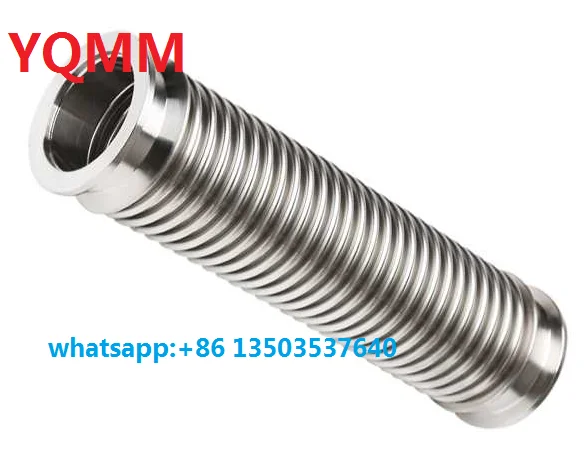 Stainless steel KF vacuum bellow and vacuum fittings Flexible vacuum bellows ISO CF