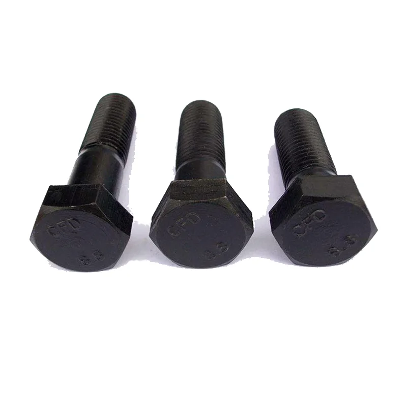 Factory black chrome bolts and nuts astm a325 stainless steel hex with prices