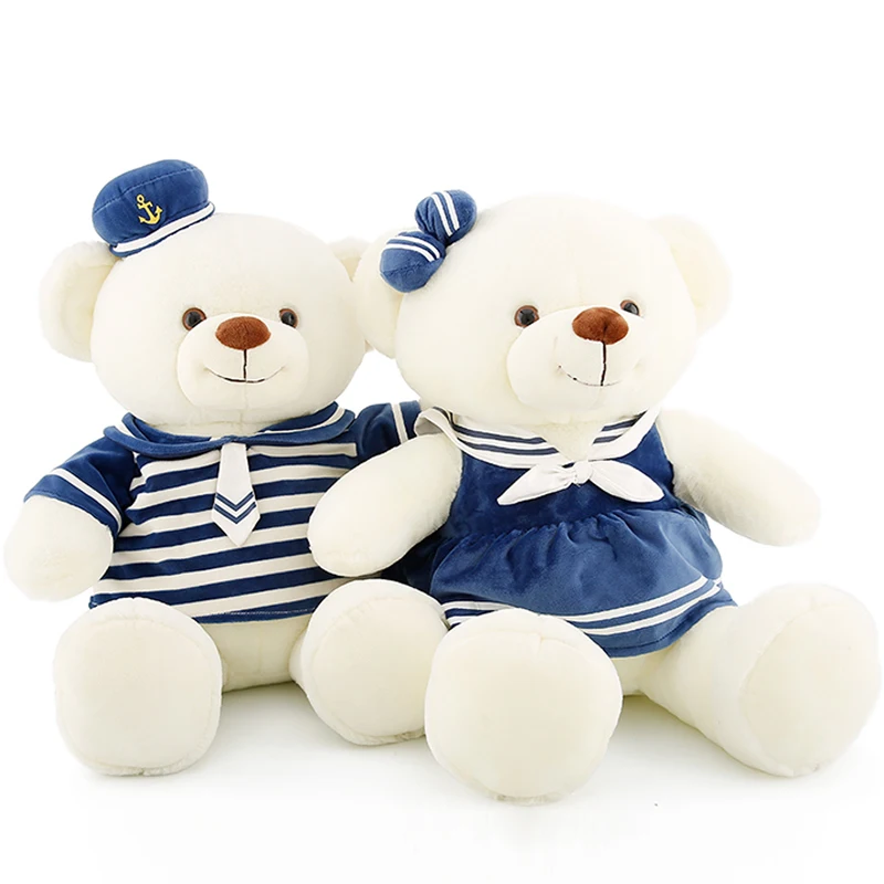 Милый плюшевый мишка тедди большого размера из 100% полипропилена и хлопка со свитером