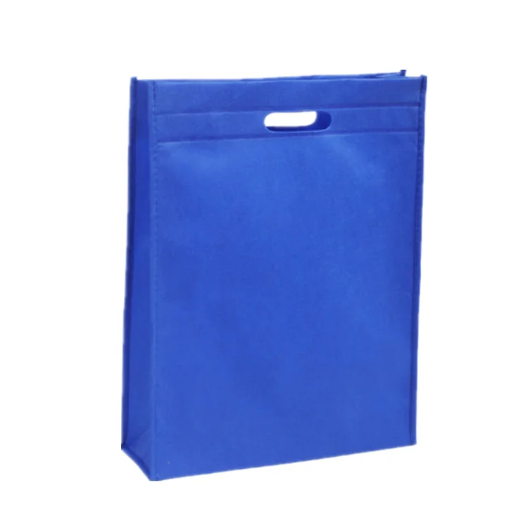 Wholesale custom logo print reusable promotional gift bag pp pet rpet pla non woven fabric shopping tote bag with side gusset