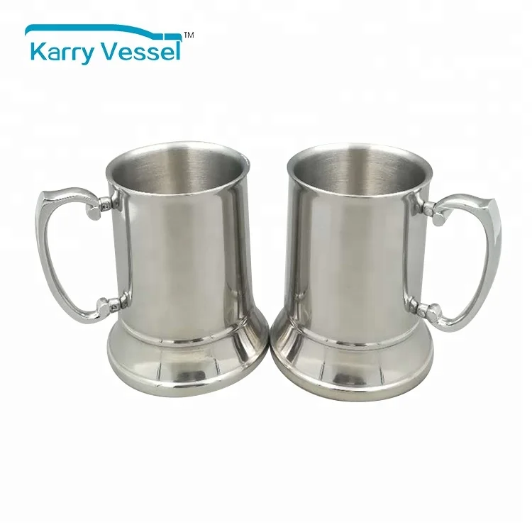 KARRY 450 ML High quality Stainless Steel Tankard / Coffee or Beer Mug/cup