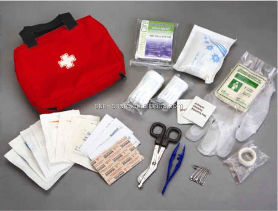 
colourful portable First Aid Kit medical supplies with High Quality and Low Price 