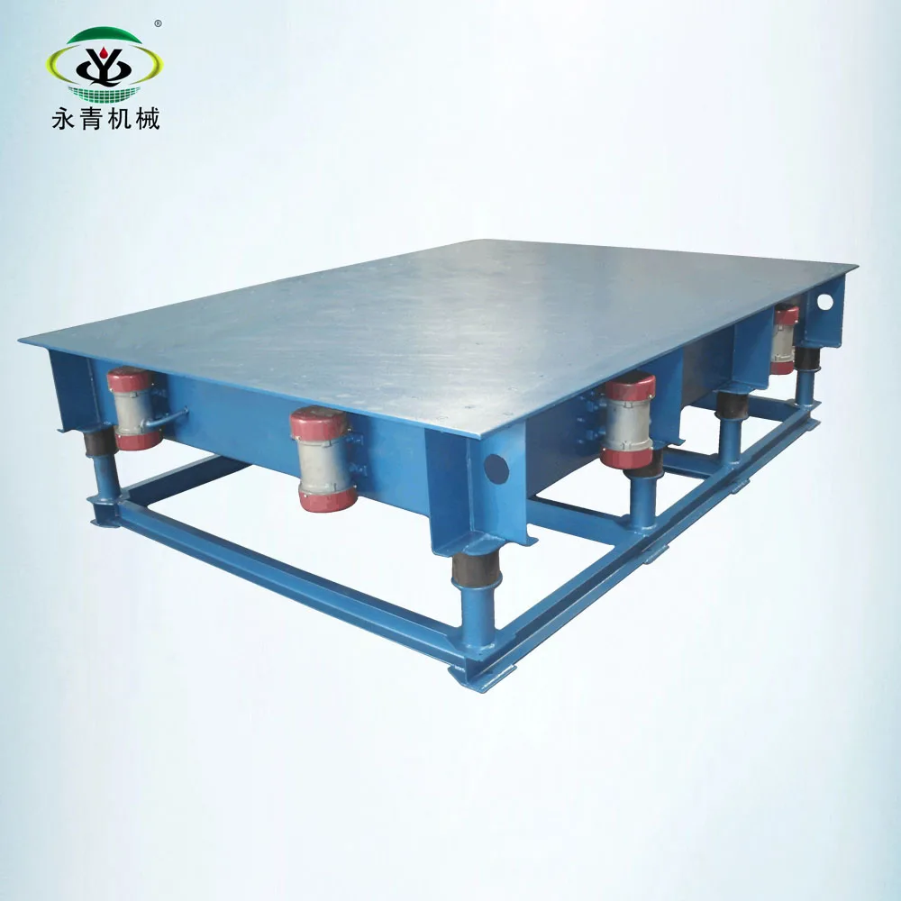 Special design shaker table vibration for mould making with durable structure