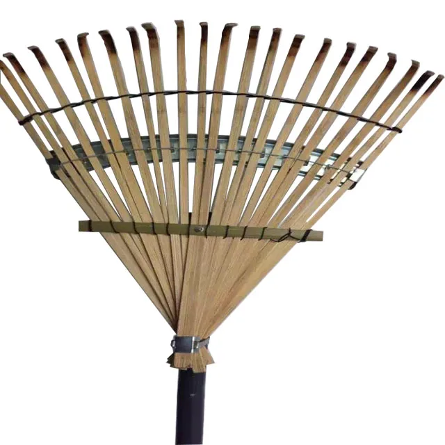 Raw bamboo rake