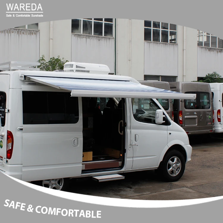 
Hot sale Commercial motorhome with motorized drop arm camper offroad rv awning 