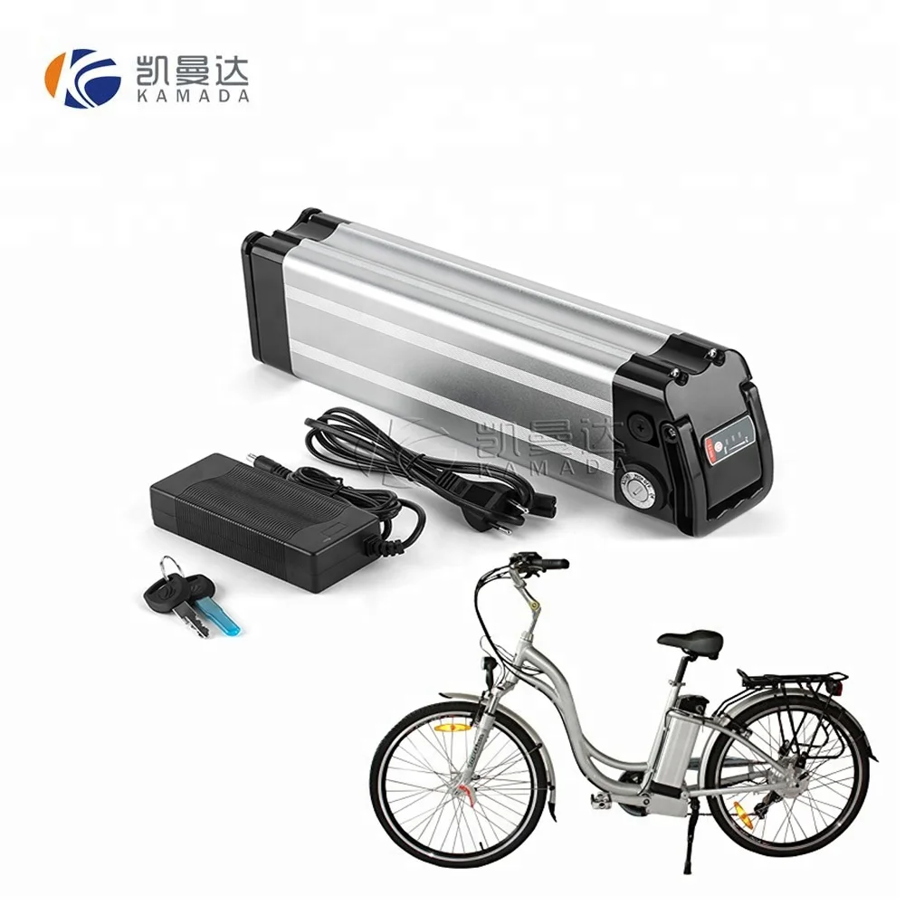 37V 10Ah e-bike battery xh 370-10j lithium ion battery 36v silver fish