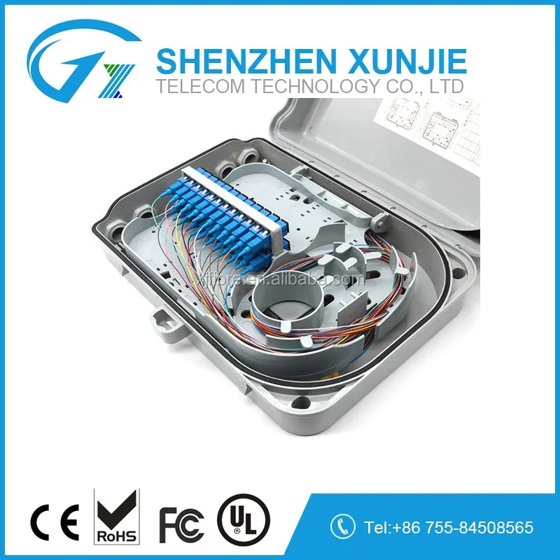Fiber Optic Termination Box 24 Port Reverse FTTH FDB/SVDP Outdoor