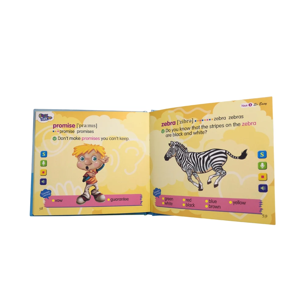 Preschool English Touch Talk Pen Educational Toys Learning English Vocabulary Words