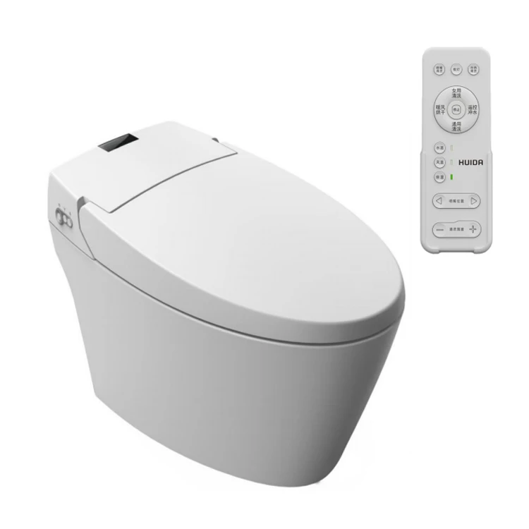 Huida massage and cleaning one piece chinese wc smart toilet seat covers intelligent toilet seat