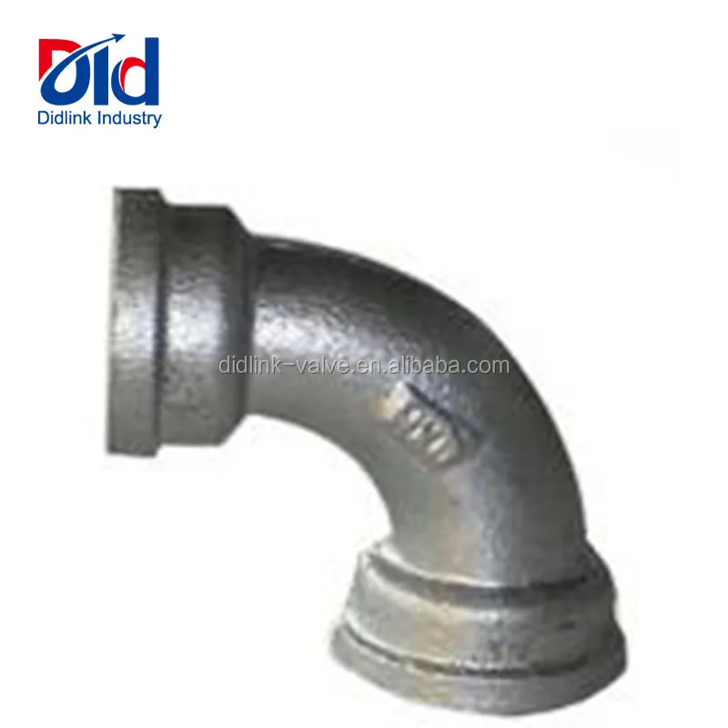 Fitting Pipe Clamp Mech Malleable Iron Long Sweep Bend 45 Degree