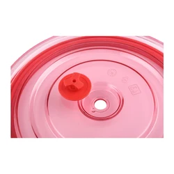 Pyrex Glass Food Container  vacuum cover lid /Heat Resistant Glass Food Storage Container with plastic  lid